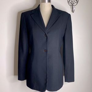 Evan-Picone VTG Longline Black Blazer